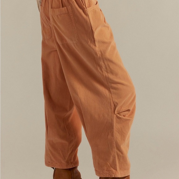 Free People peach nice cord jeans small balloon pants - Picture 3 of 8